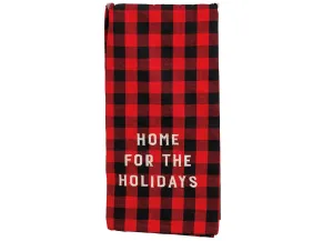 Red and Black Buffalo Check Kitchen Towel