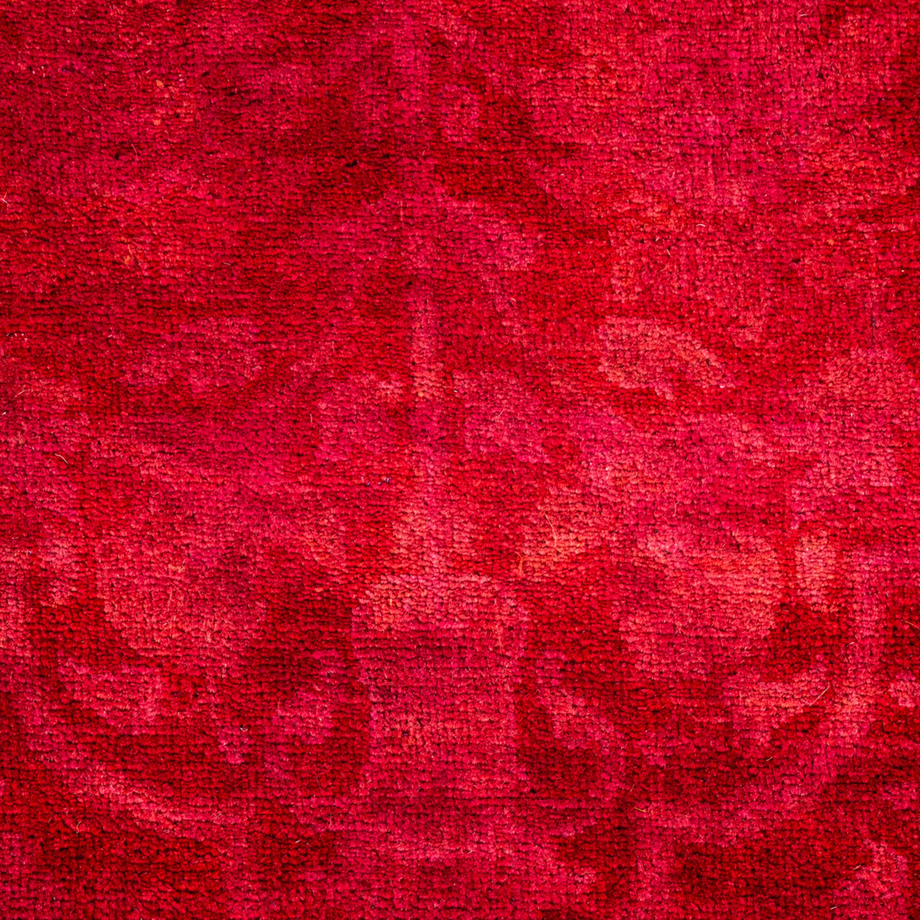 Red Samsara Wool Rug - 4'1" x 6'2"