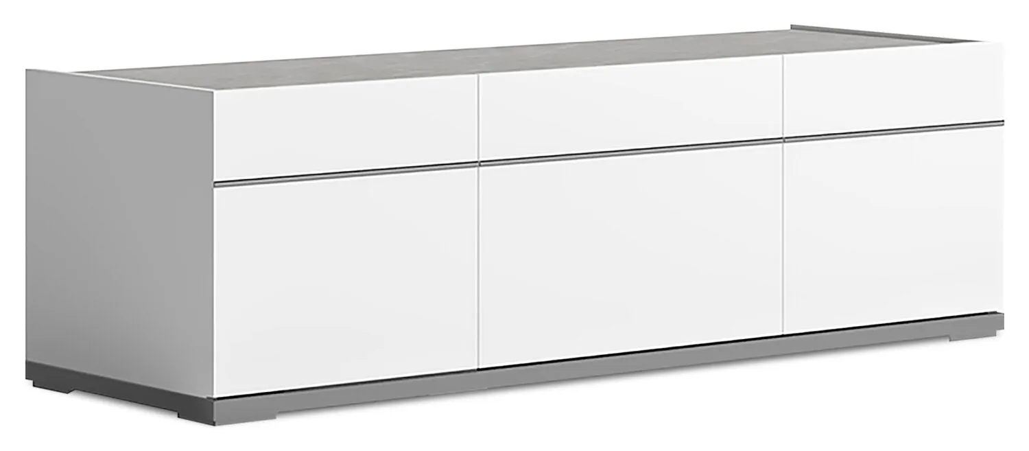 Roma 47" TV Stand - White