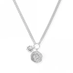 Silver & Co ARIELLA Lioness Necklace | 925 Sterling Silver | Courage & Power Symbol | 45cm Length