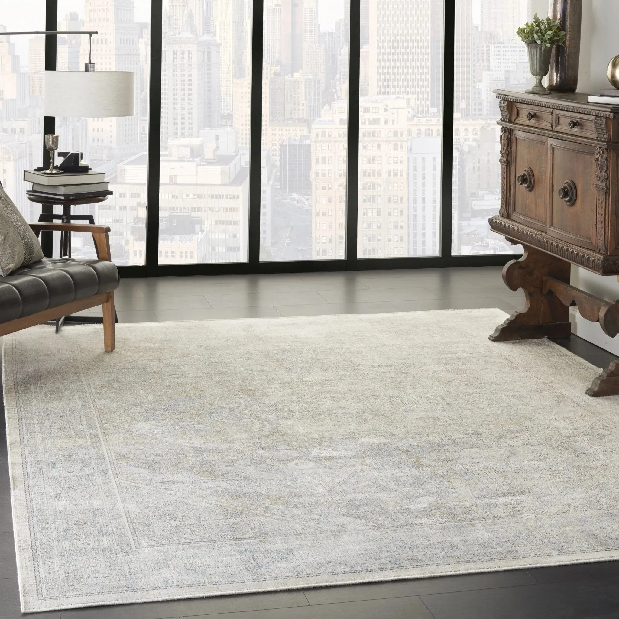 Starry Nights STN02 Cream Grey Rug