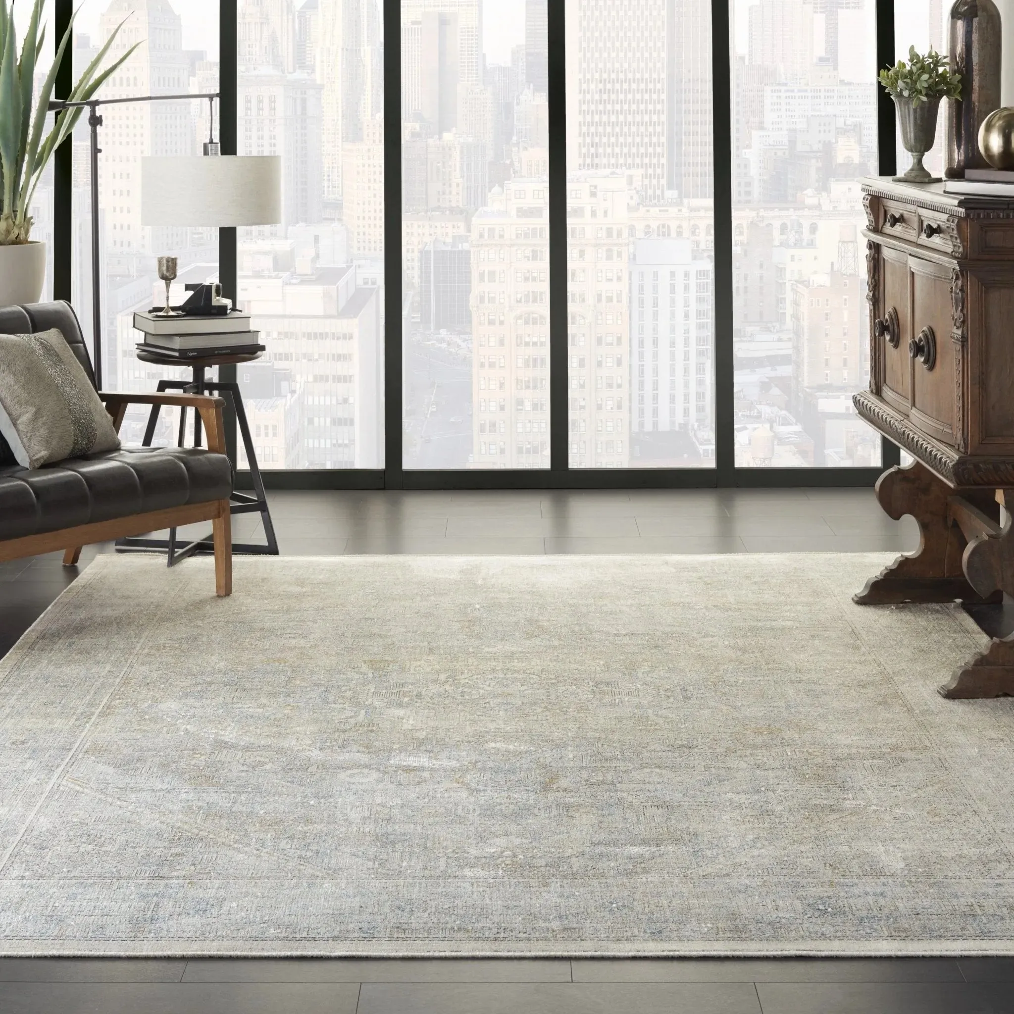 Starry Nights STN02 Cream Grey Rug