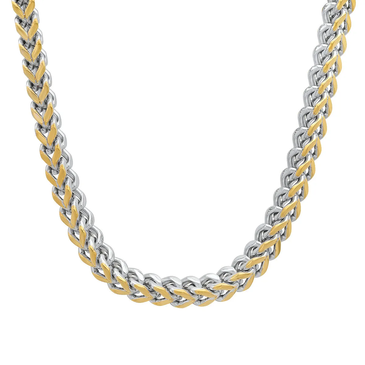 SteelTime 3D Franco Chain Necklace