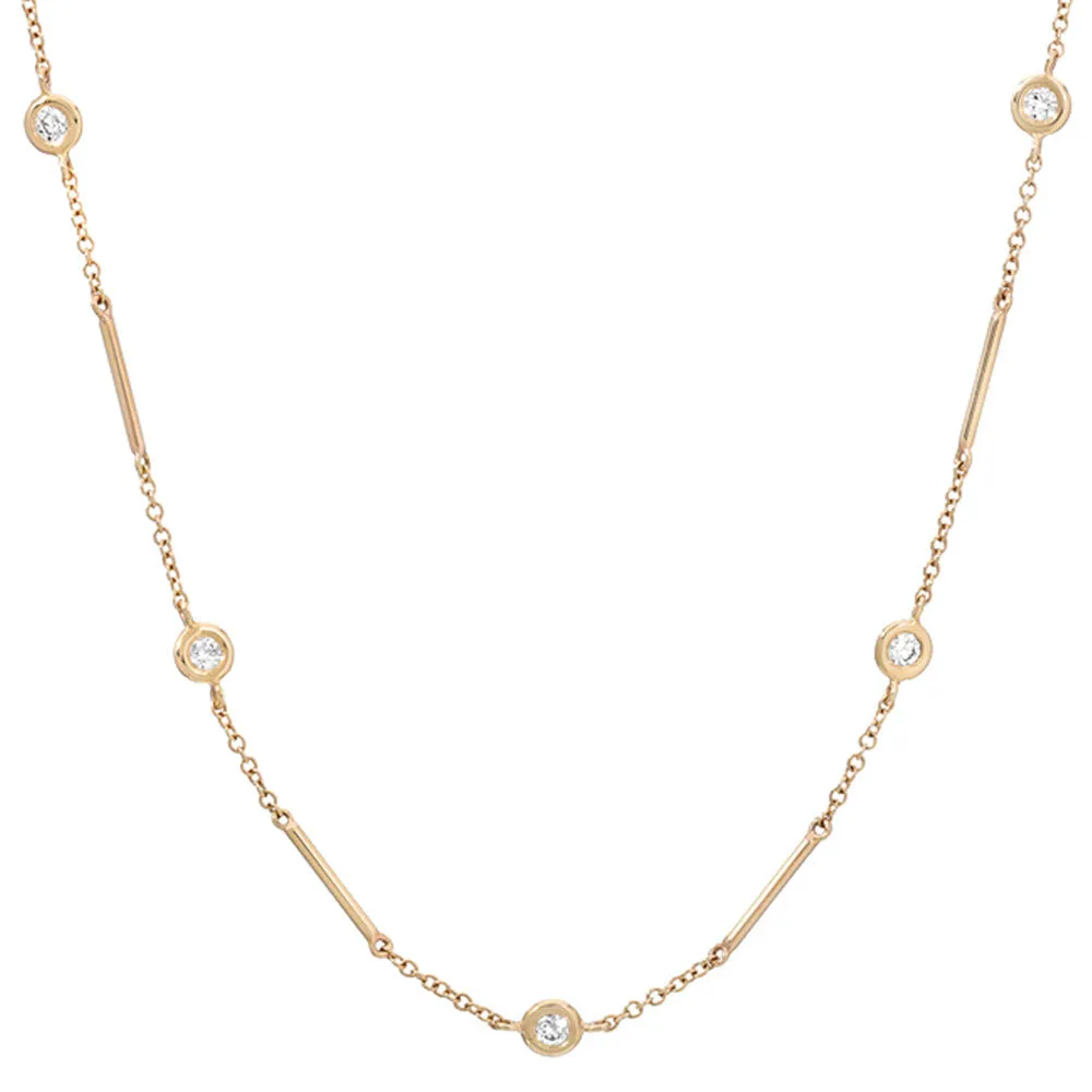 Unity Chain Necklace with Station Diamonds