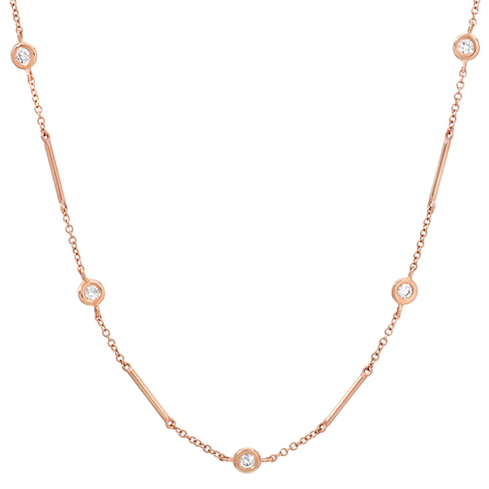 Unity Chain Necklace with Station Diamonds