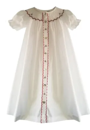 White Christmas Baby Day gown