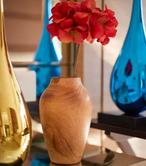 Wood Coffee Vase